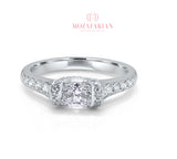 Oval cut Diamond Engagement ring