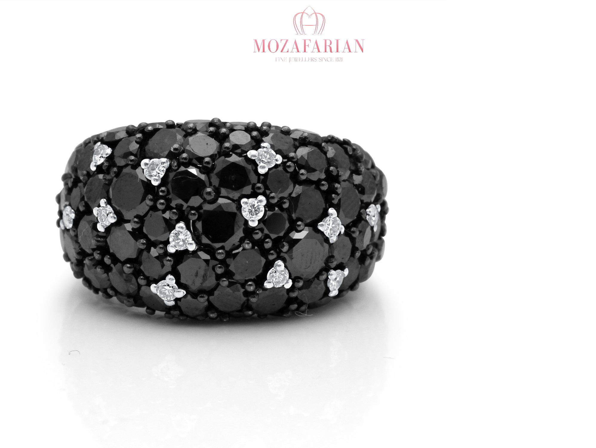 Black & White Diamond Ring