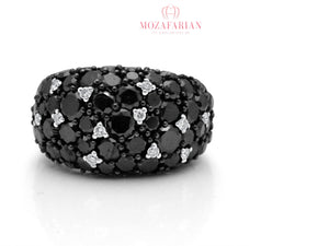 Black & White Diamond Ring