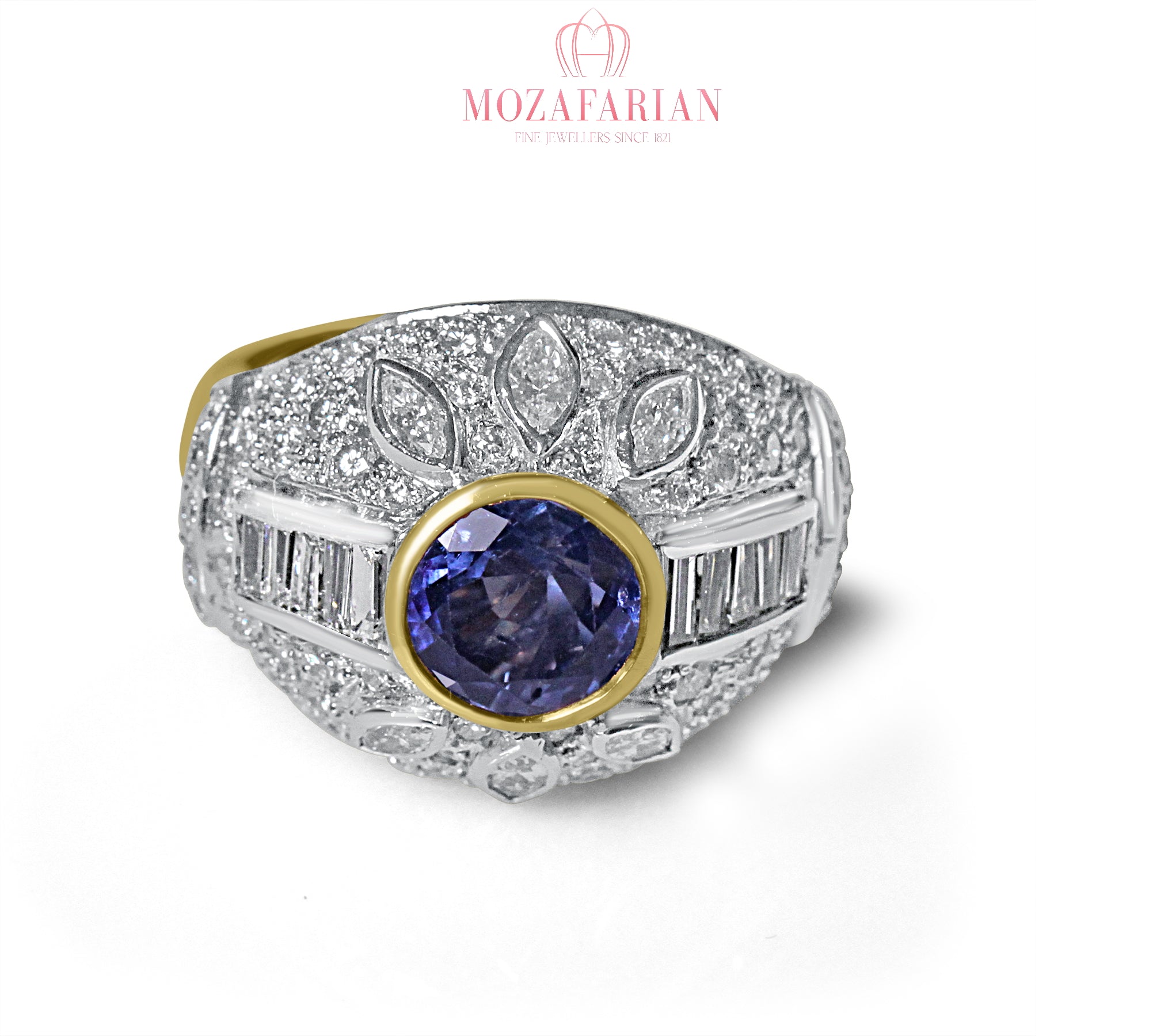 Sapphire & Diamond Ring