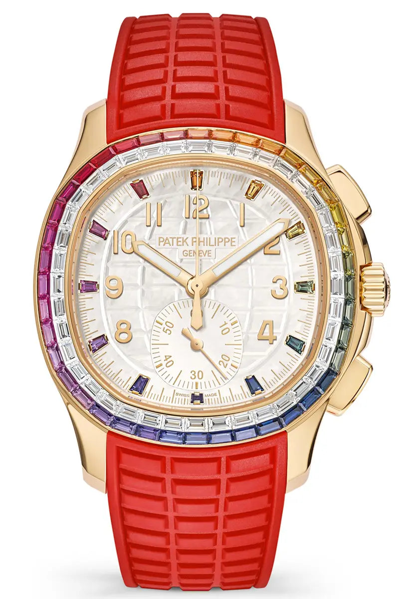 Patek Philippe Aquanaut Luce Rainbow Chronograph Ref. 7968/300R-001 - Luxury Ladies' Watch