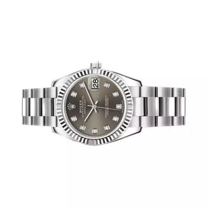 Rolex Datejust 31 M278274-0007 OysterSteel And White Gold Grey Dial