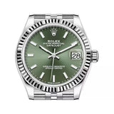 Rolex Datejust M278274-0018 31 Mm, Oystersteel And White Gold