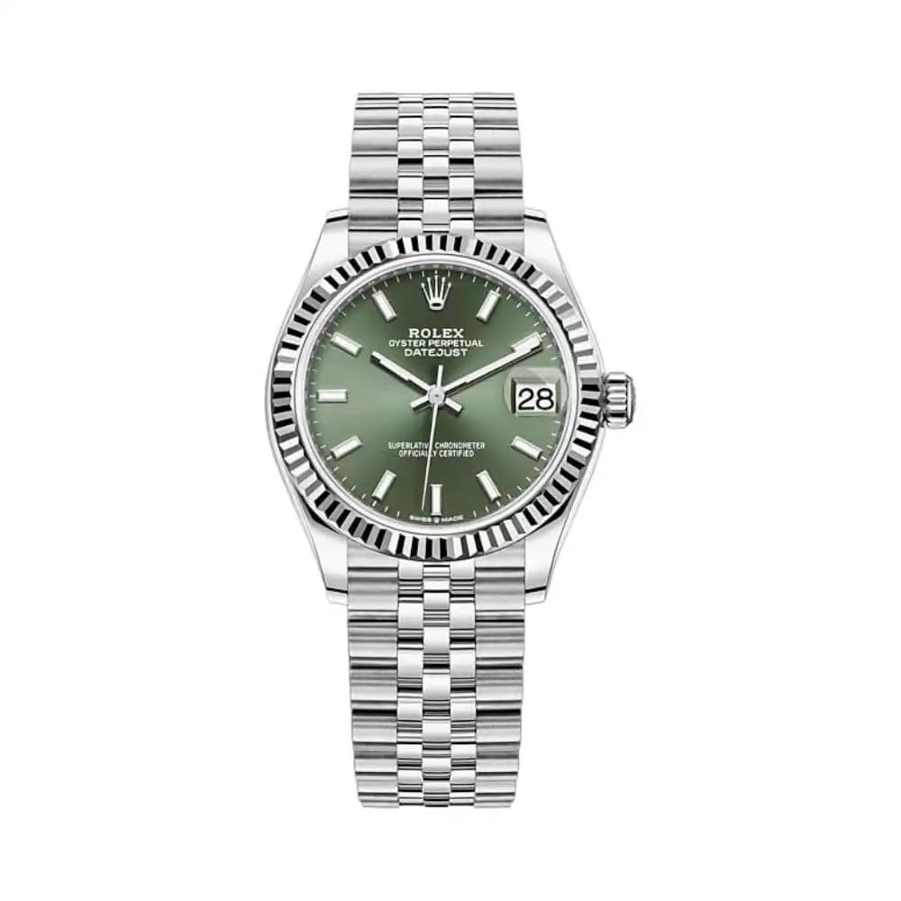 Rolex Datejust M278274-0018 31 Mm, Oystersteel And White Gold