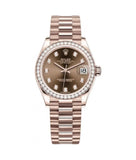 Rolex Datejust M278285Rbr-0006 31Mm President Bracelet Everose Gold