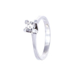 18K White Gold Diamond Ring