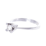 18K White Gold Diamond Ring