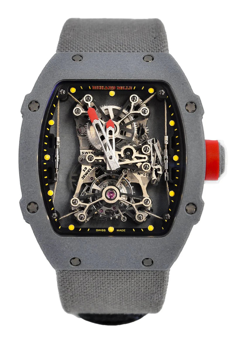 Richard Mille Rm 27-01 Tourbillon Rafael Nadal Men's Watch - Carbon Nanotubes Case, Velcro Strap