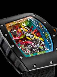 Richard Mille Rm 68-01 Tourbillon Cyril Kongo Luxury Graffiti Watch