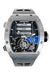 Richard Mille Rm 69 Manual Winding Tourbillon 50mm X 42.70mm Titanium Black Rubber Straps Men’s Watch